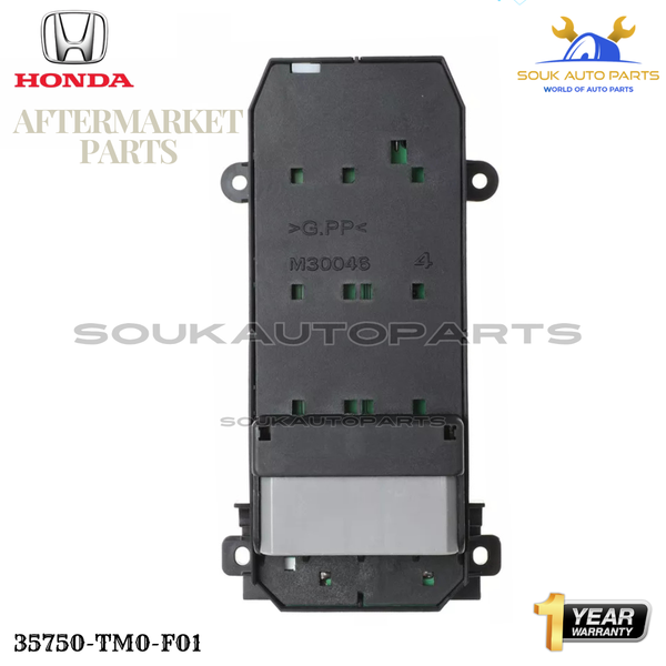 35750-TM0-F01 MASTER WINDOW SWITCH Fits For 2007-2011 Honda City / Fit RHD
