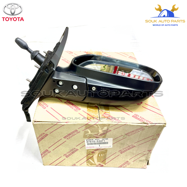 87910-52471 Genuine Toyota MIRROR ASSY, OUTER REAR VIEW, RH OEM VIOS