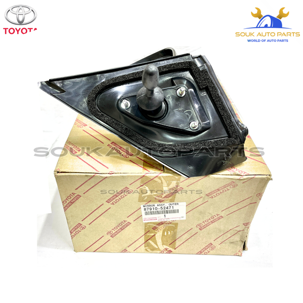 87910-52471 Genuine Toyota MIRROR ASSY, OUTER REAR VIEW, RH OEM VIOS