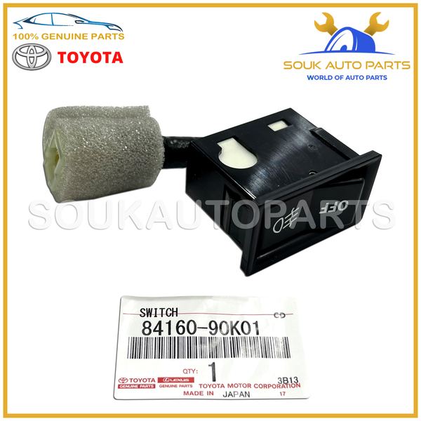 84160-90K01 Genuine Toyota FRONT FOG LAMP SWITCH 8416090K01 OEM