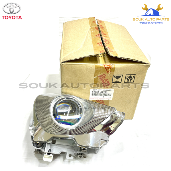 81130-47700 Genuine Toyota UNIT, HEADLAMP, RH 2ZR-FXE OEM PRIUS