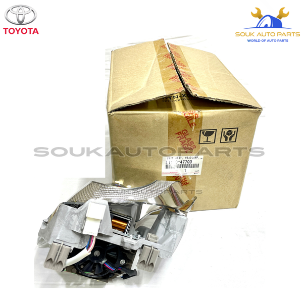 81130-47700 Genuine Toyota UNIT, HEADLAMP, RH 2ZR-FXE OEM PRIUS