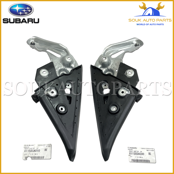 61158-SA000 & 61158-SA010 Genuine FRONT LEFT & RIGHT DOOR GUSSET SET SUBARU EJ20