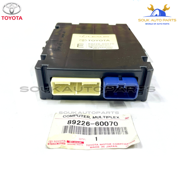 89226-60070 Genuine Toyota Lexus COMPUTER, MULTIPLEX NETWORK BODY NO.2