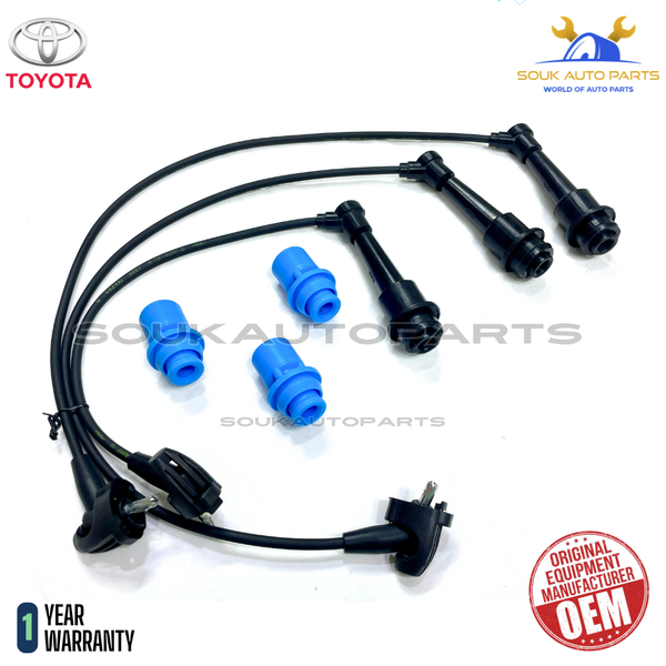 SPARK PLUG CORD WIRE SET W/RUBBERS For 01-05 Lexus GS300 IS300 L6 3.0Ltr