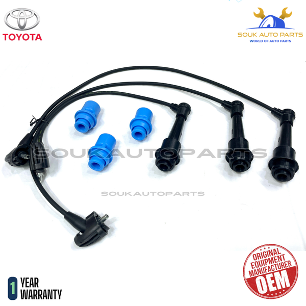 SPARK PLUG CORD WIRE SET W/RUBBERS For 01-05 Lexus GS300 IS300 L6 3.0Ltr
