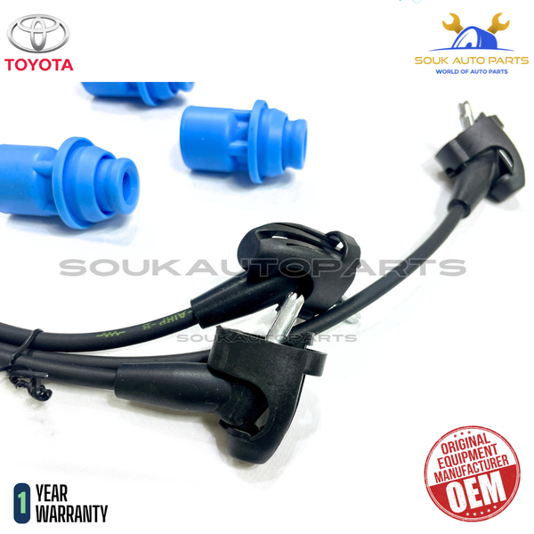 SPARK PLUG CORD WIRE SET W/RUBBERS For 01-05 Lexus GS300 IS300 L6 3.0Ltr