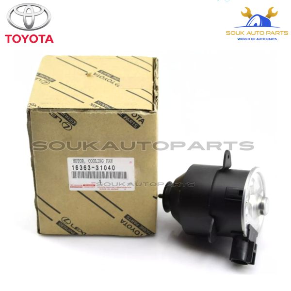 16363-31040 Genuine Toyota RIGHT RADIATOR COOLING FAN MOTOR Lexus IS350 IS250